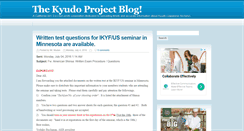 Desktop Screenshot of kyudoproject.com